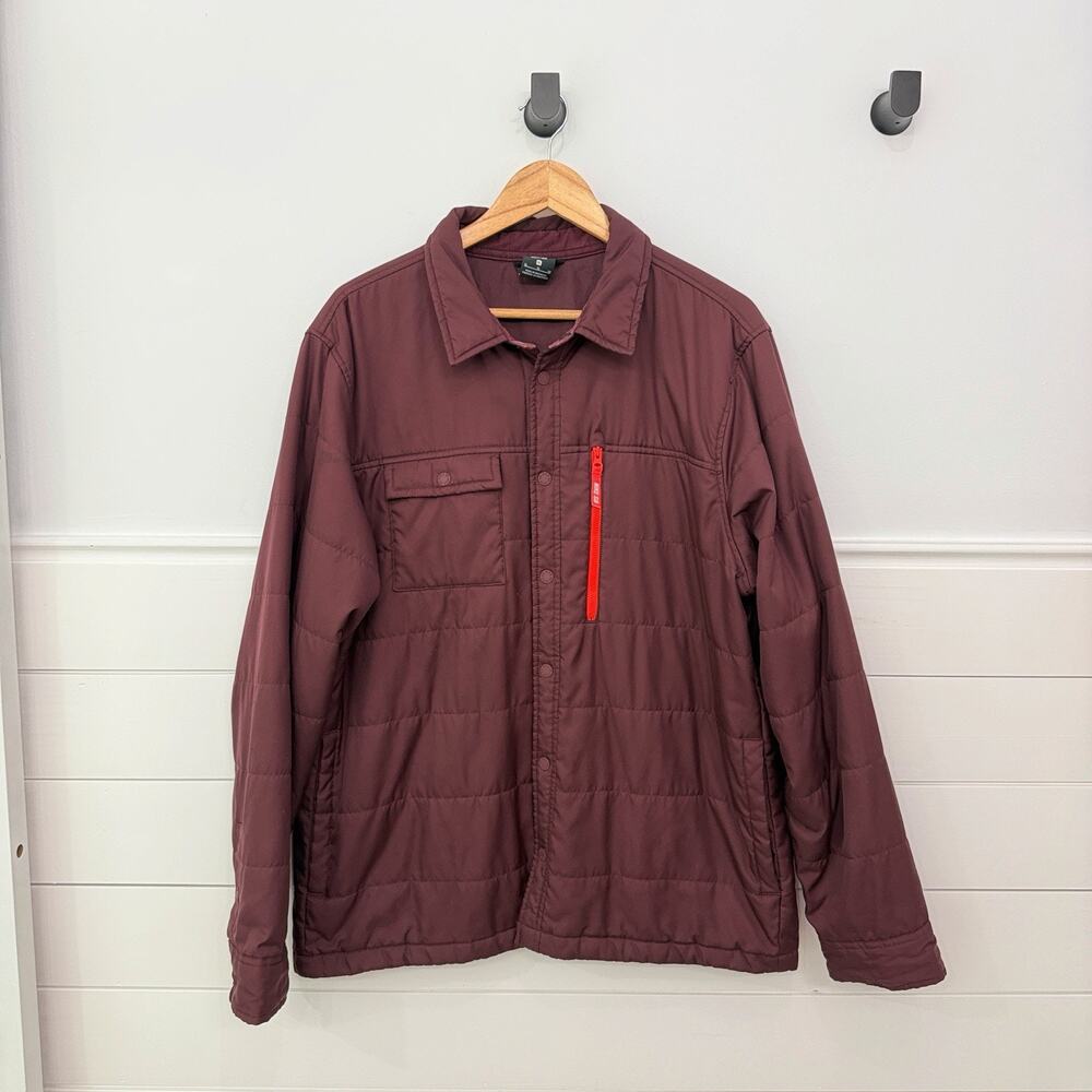 Men’s Nike SB Windbreaker Puffer Jacket Maroon Size XL